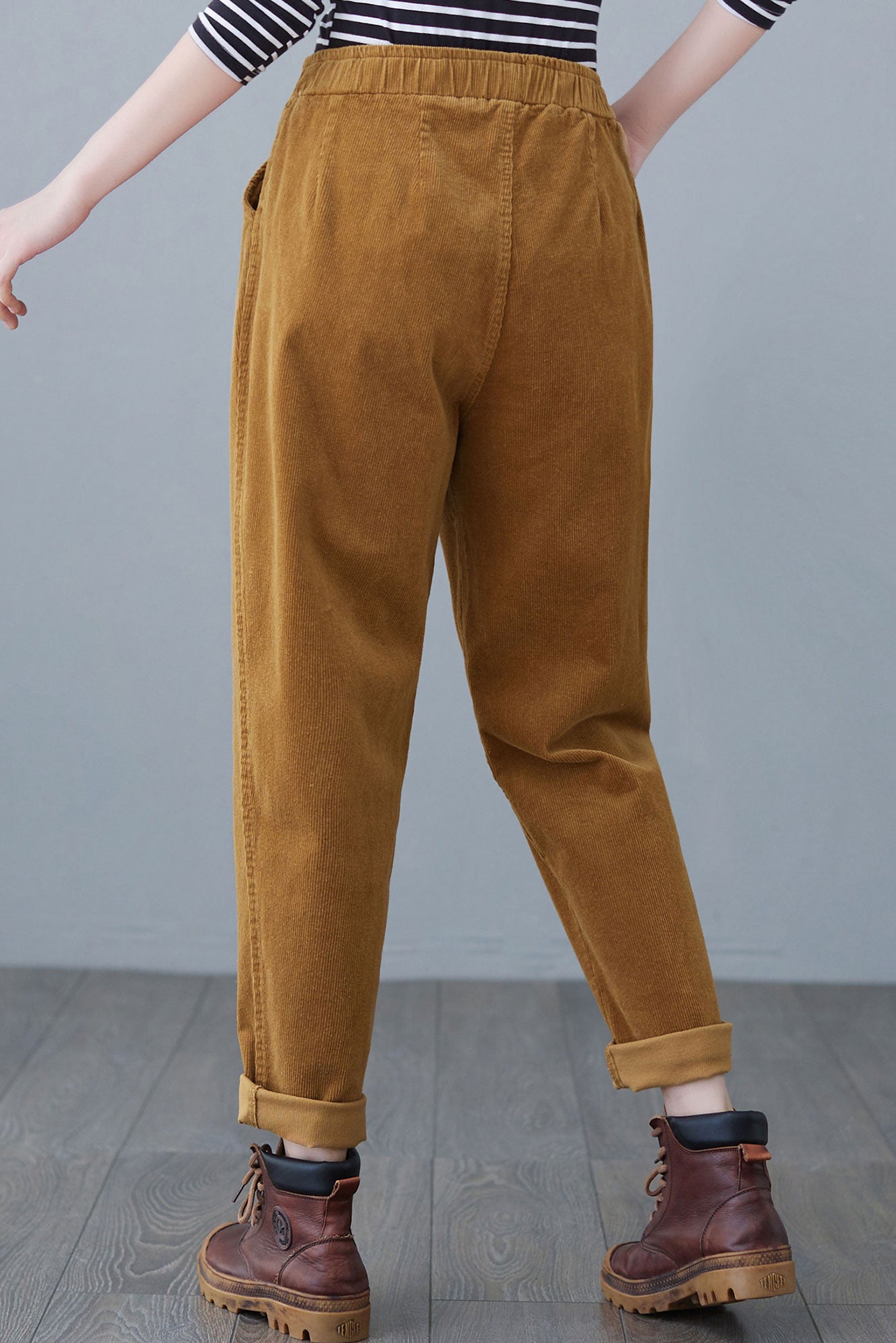 High Waist Harem Pants Women C2619