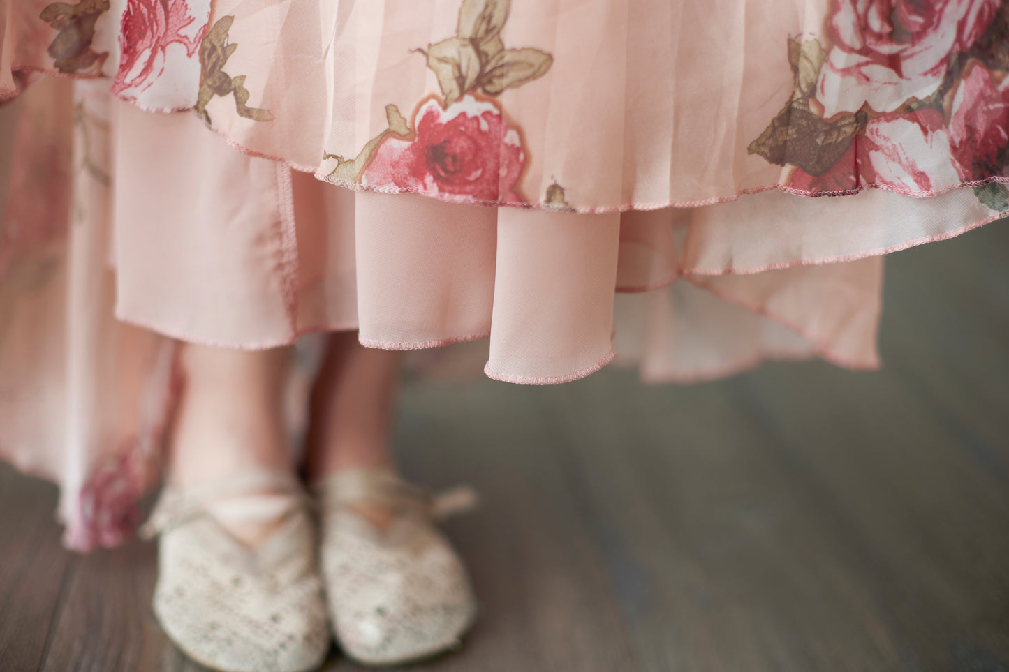 Floral Print Chiffon Skirt C2283#YY05135