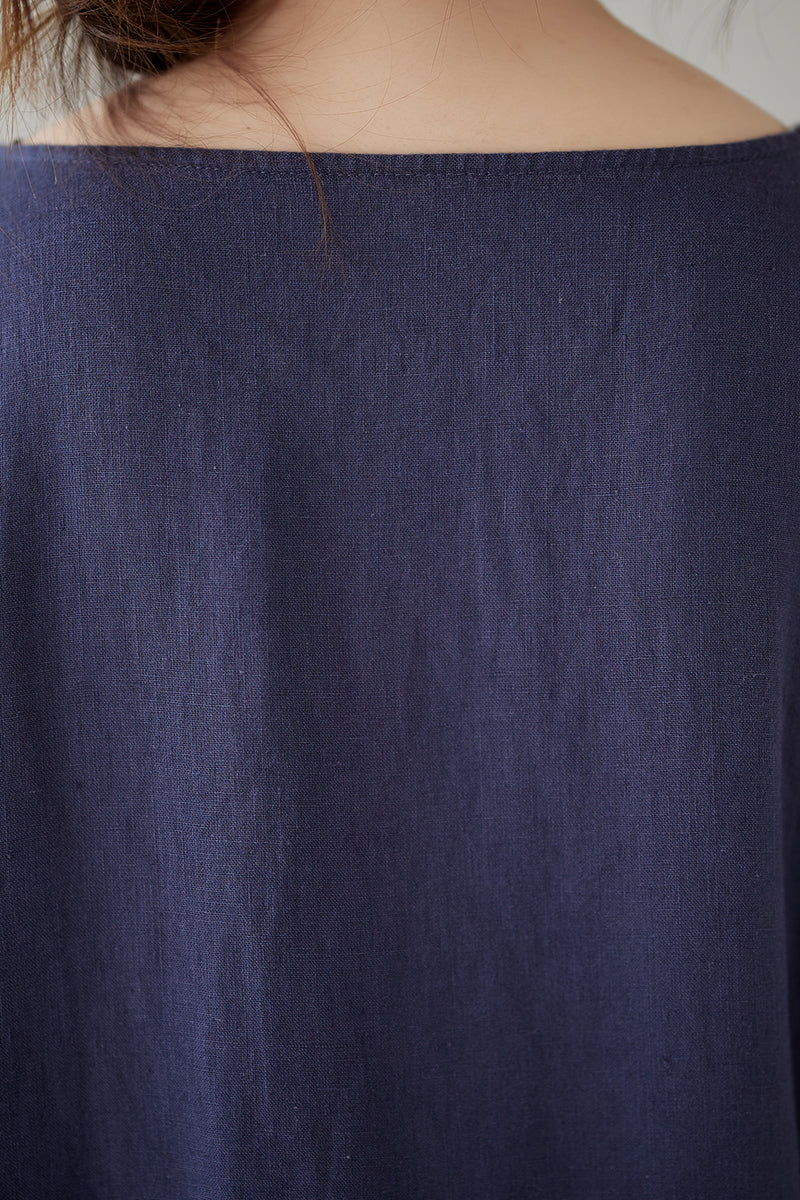 Summer Loose Linen Dress C3176