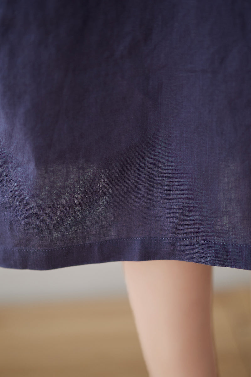 Summer Loose Linen Dress C3176