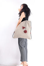 Load image into Gallery viewer, Contrasting color women&#39;s casual shoulder canvas bag  CYM022-190104
