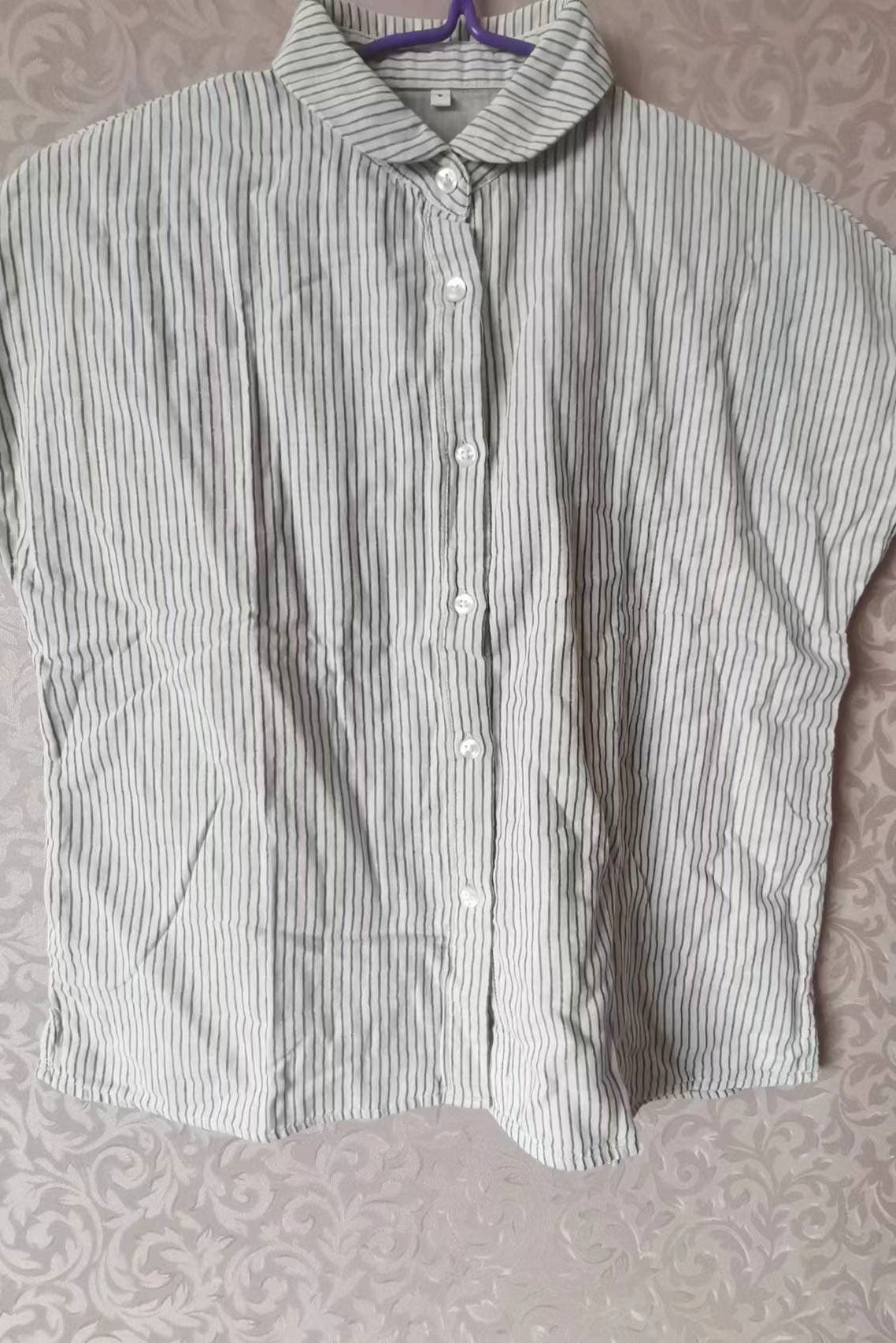 Stripe button down top c2922#CK