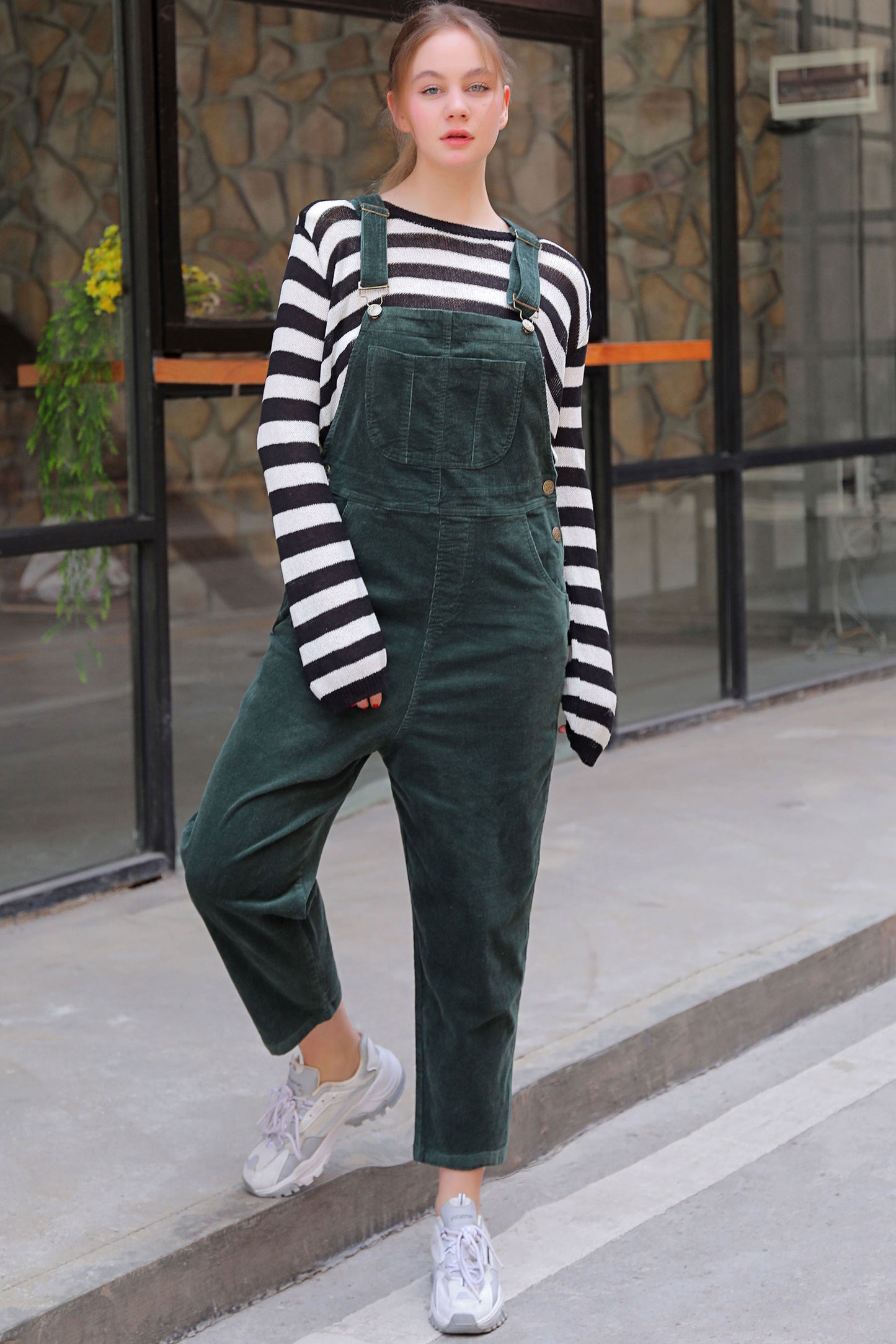 Women's Corduroy Jumpsuit,Corduroy Overalls C2759 CK2101596