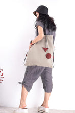 Load image into Gallery viewer, Contrasting color women&#39;s casual shoulder canvas bag  CYM022-190104
