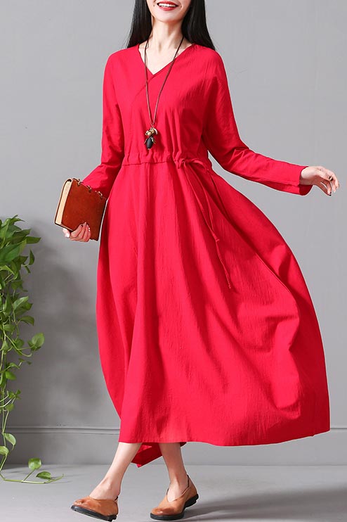 fashional red dress