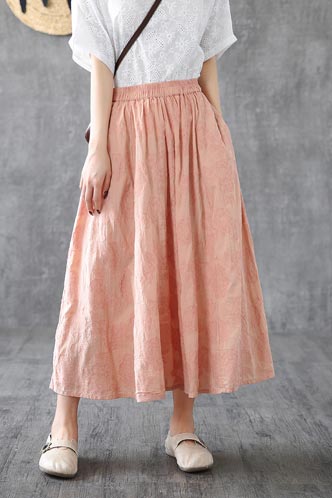 pink skirt