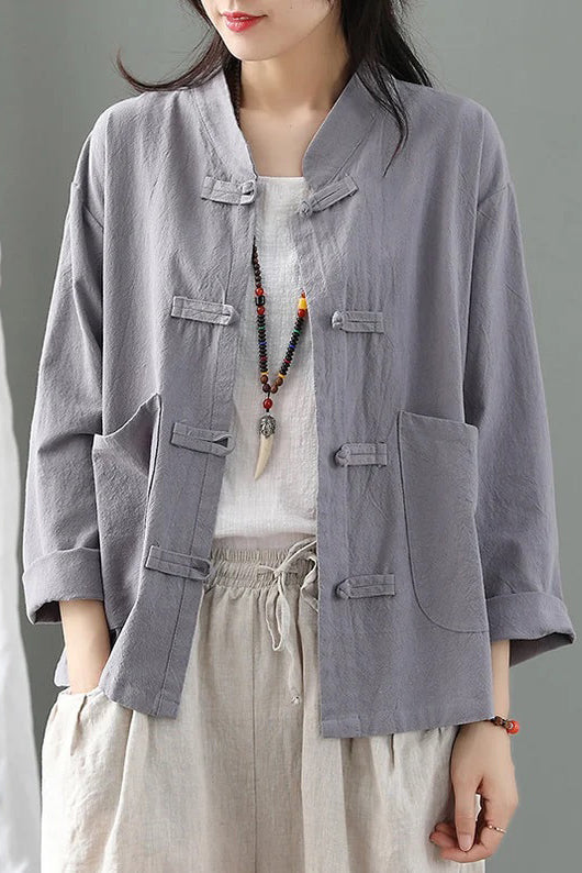 Casual Long Sleeve Shirt Top C2863