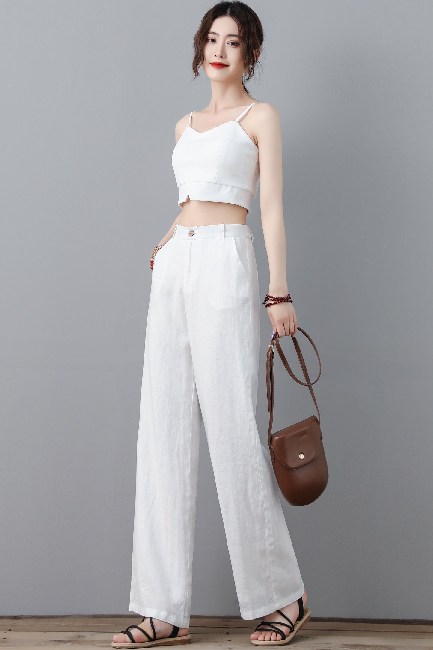 Summer spring Linen Pants women C2301
