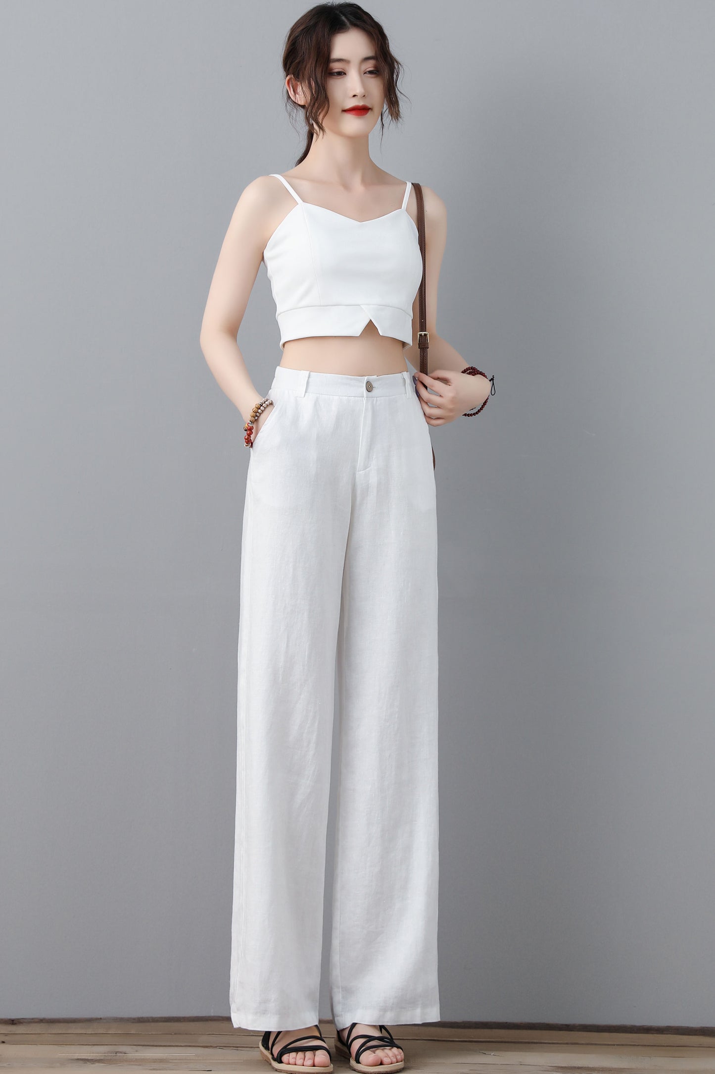 Summer spring Linen Pants women C2301