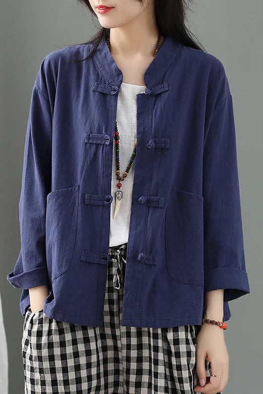 Casual Long Sleeve Shirt Top C2863