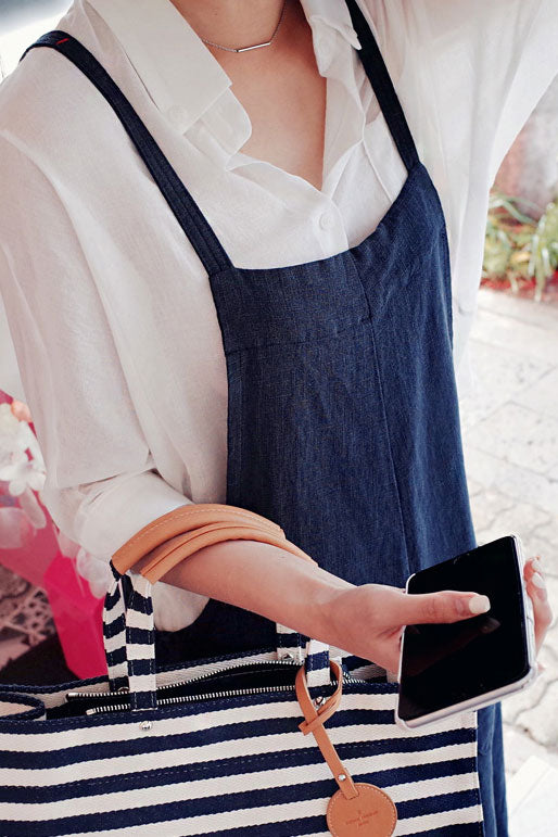 Casual Blue Linen Jumpsuits C2385