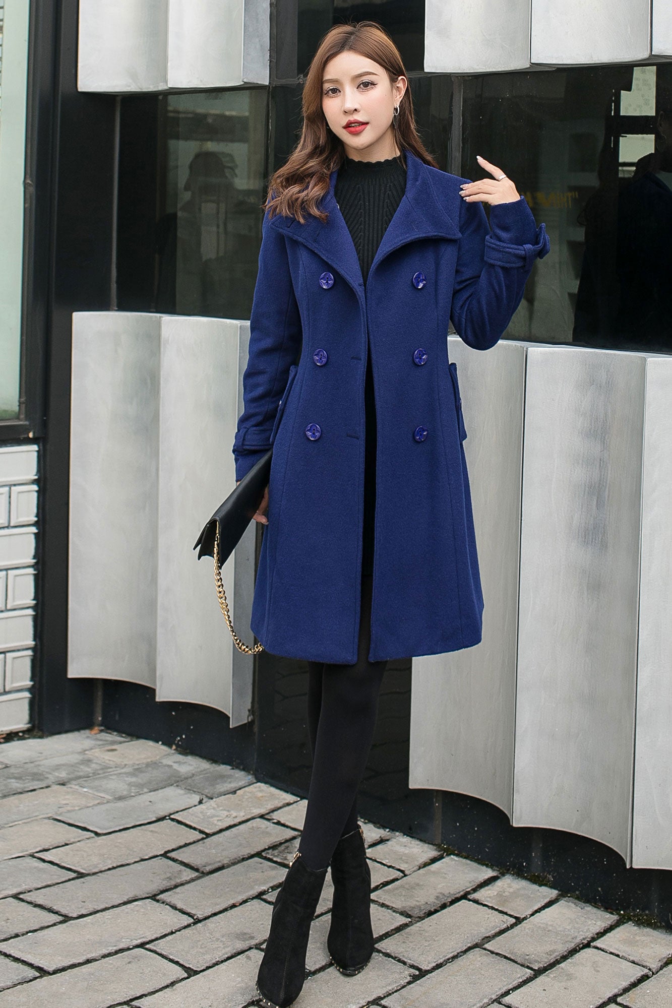 Classic Wool Trench Coat C2580