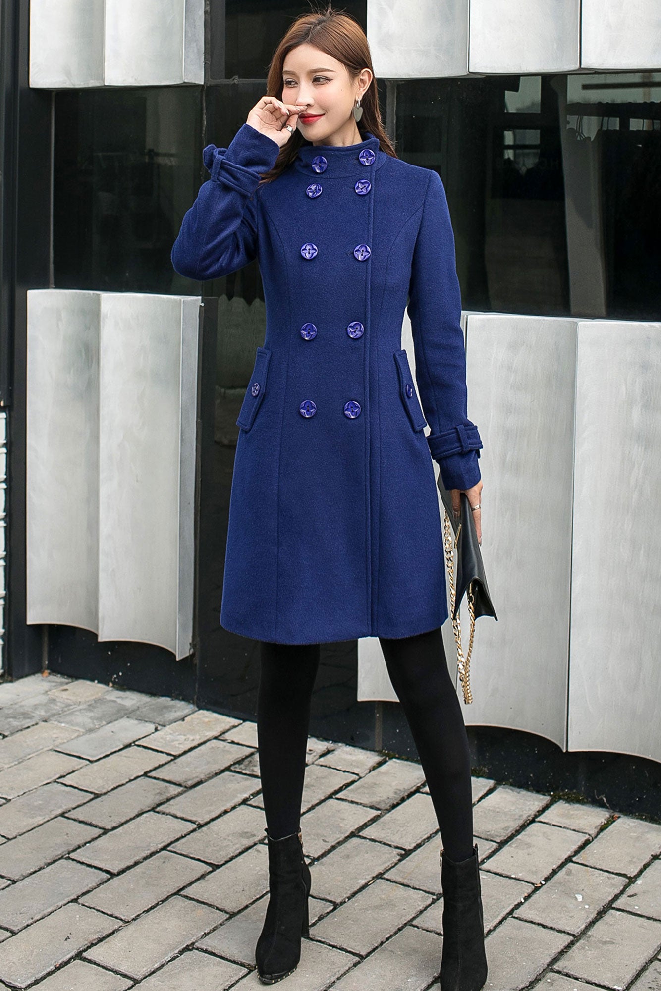 Classic Wool Trench Coat C2580