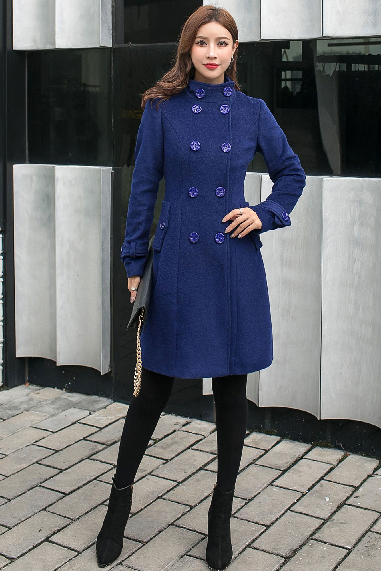 Classic Wool Trench Coat C2580