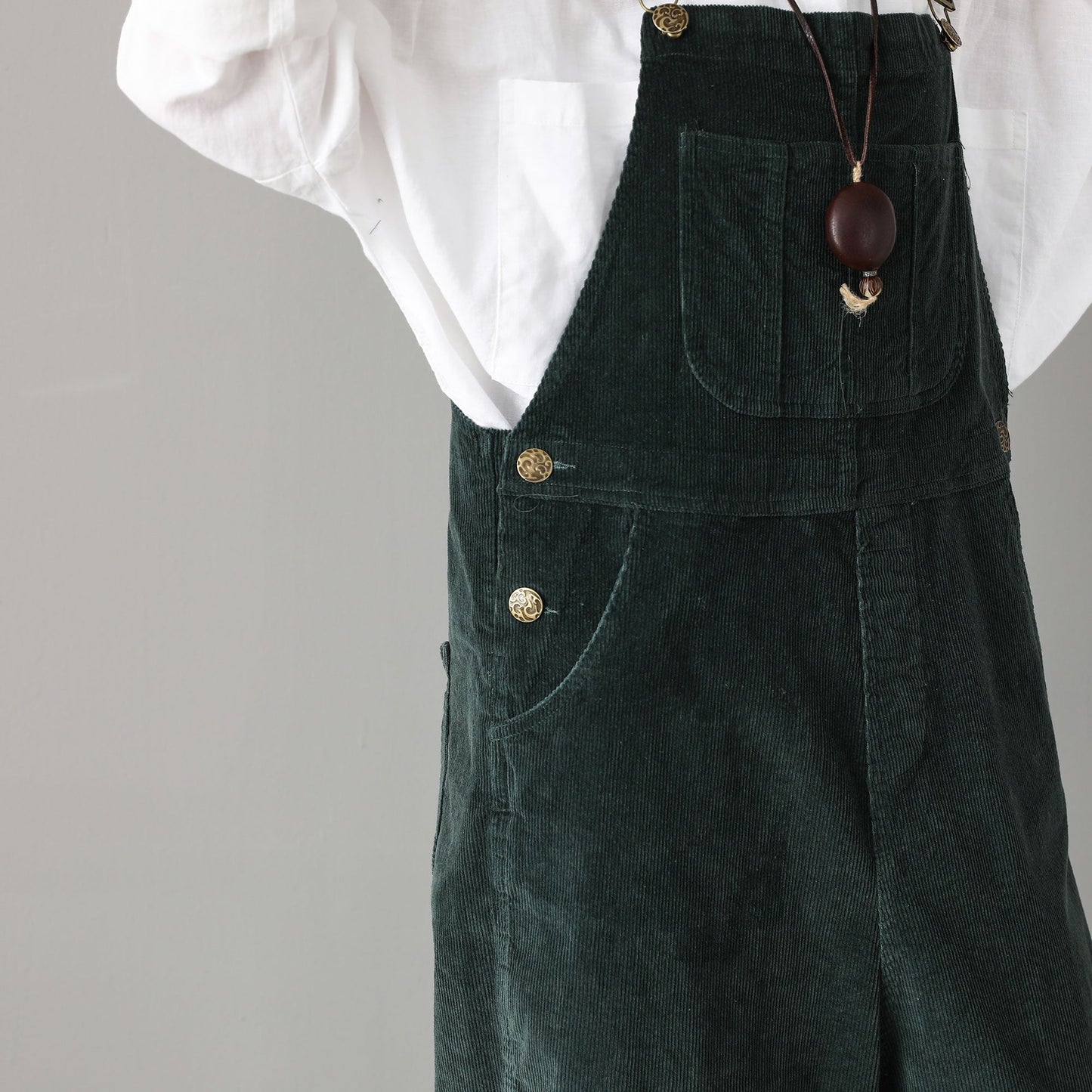 Casual Comfortable Corduroy Jumpsuit C1808