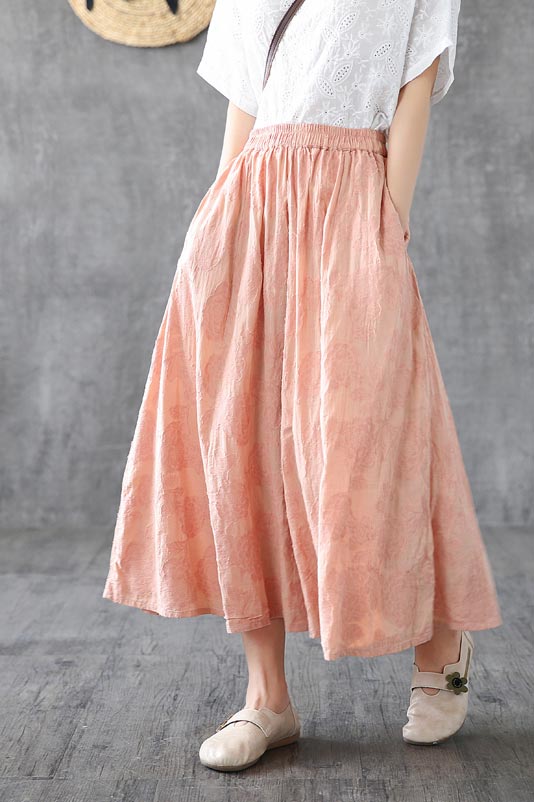 pin casual skirt