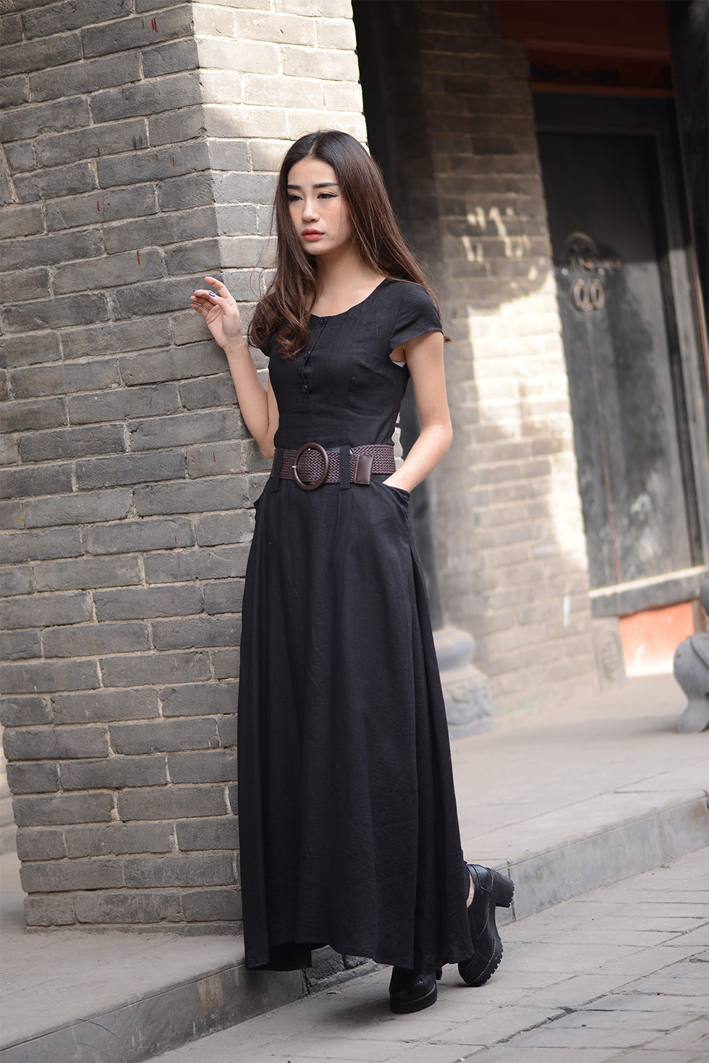 black dress