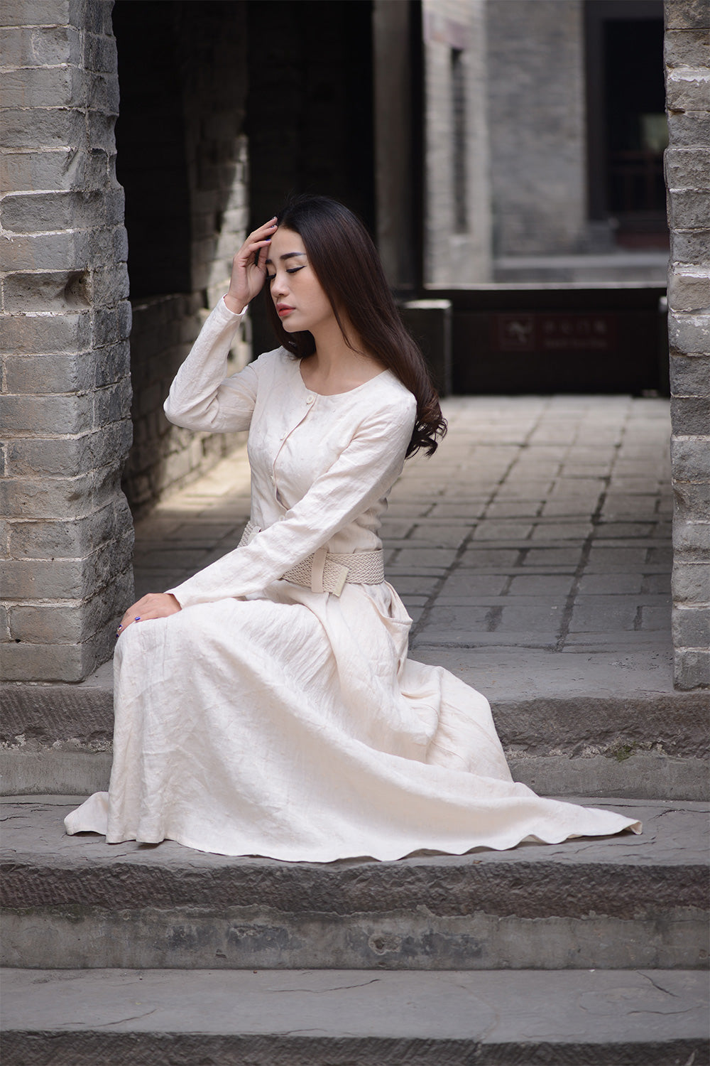 long sleeves dress