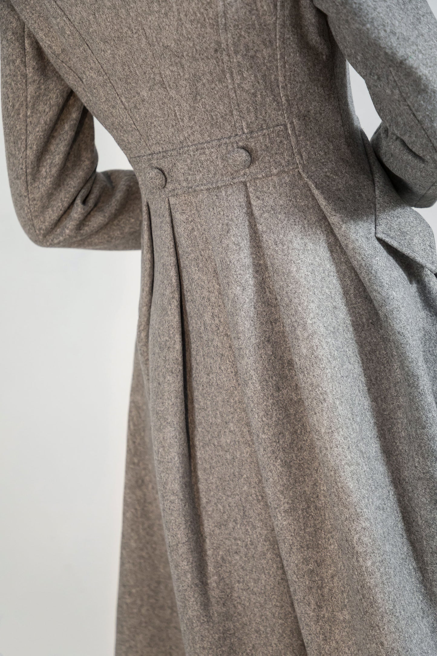 Vintage Inspired Long Wool Princess Coat Women C1758