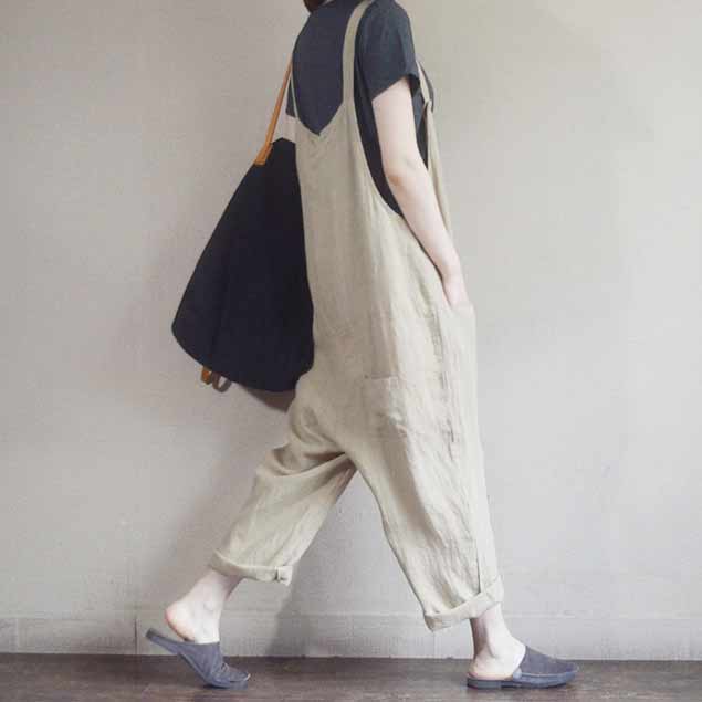 Casual Baggy Overalls Jumpsuit L001#