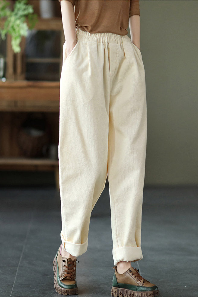 Autumn Winter Casual Corduroy Pants C2950
