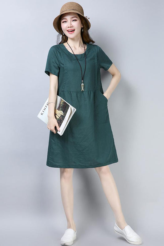summer linen dress
