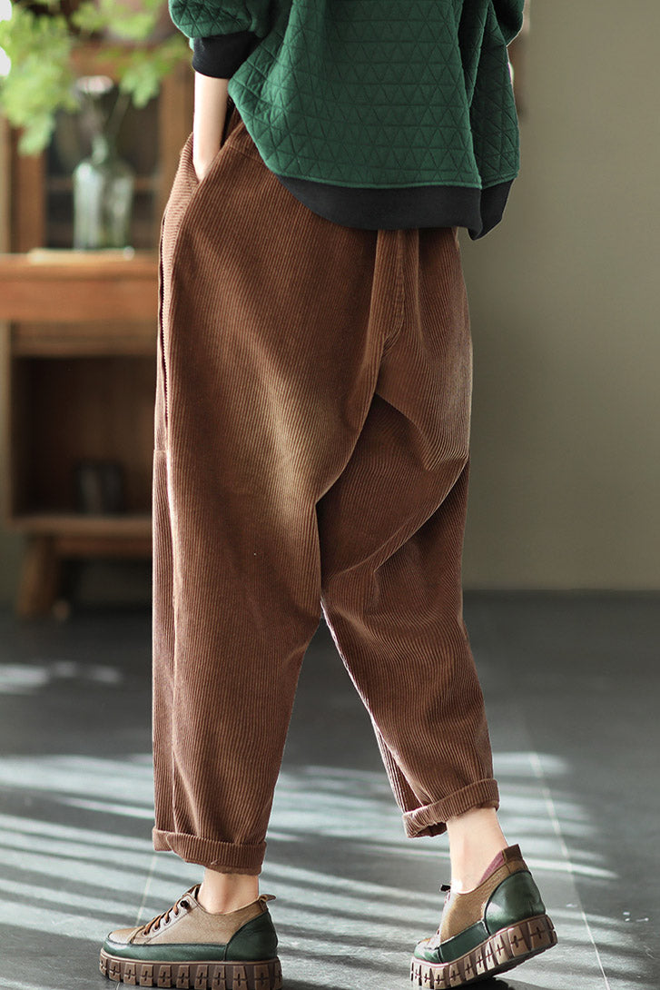 Casual Loose Corduroy Pants C2949