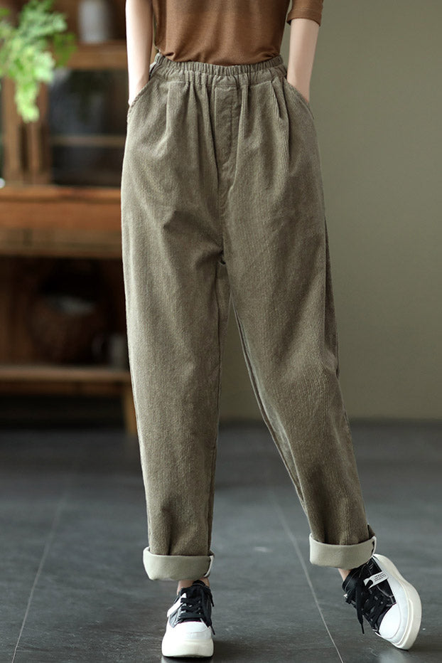 Autumn Winter Casual Corduroy Pants C2950