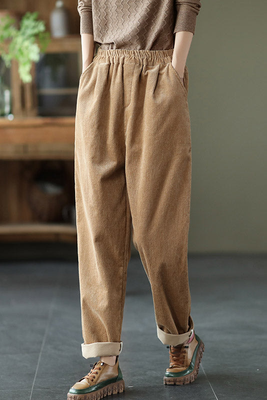 Autumn Winter Casual Corduroy Pants C2950