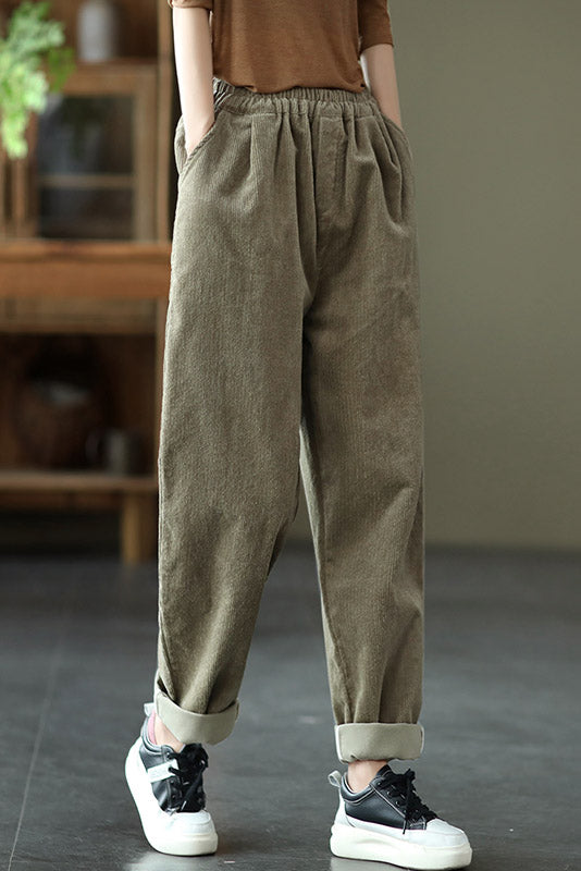 Autumn Winter Casual Corduroy Pants C2950