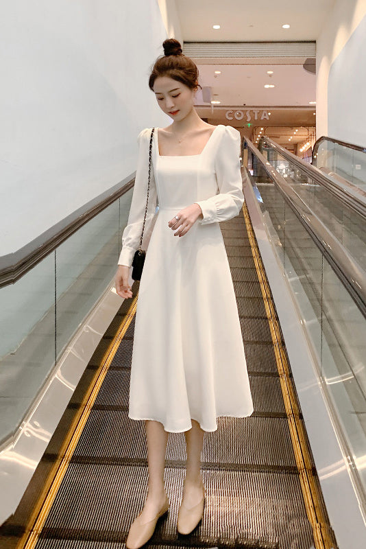 Women Long Sleeve Midi Dress C3189