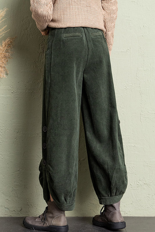 Winter Warm Thick Corduroy Pants C2958