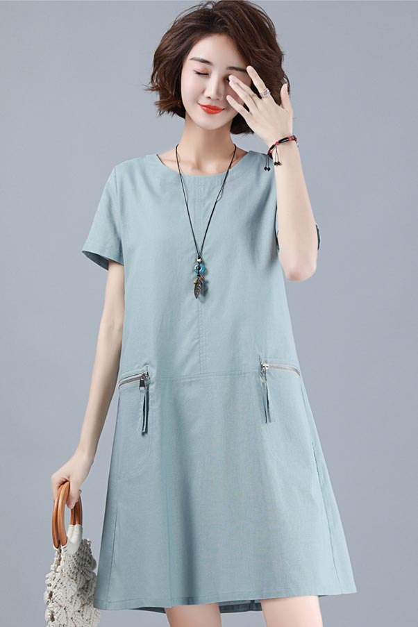 summer linen dress