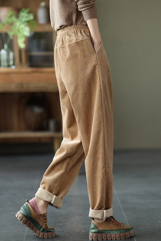 Autumn Winter Casual Corduroy Pants C2950