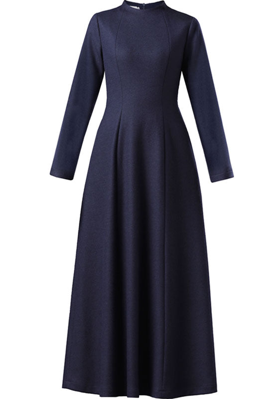 Vintage inspired dress, Long sleeve A Line Dress C2536