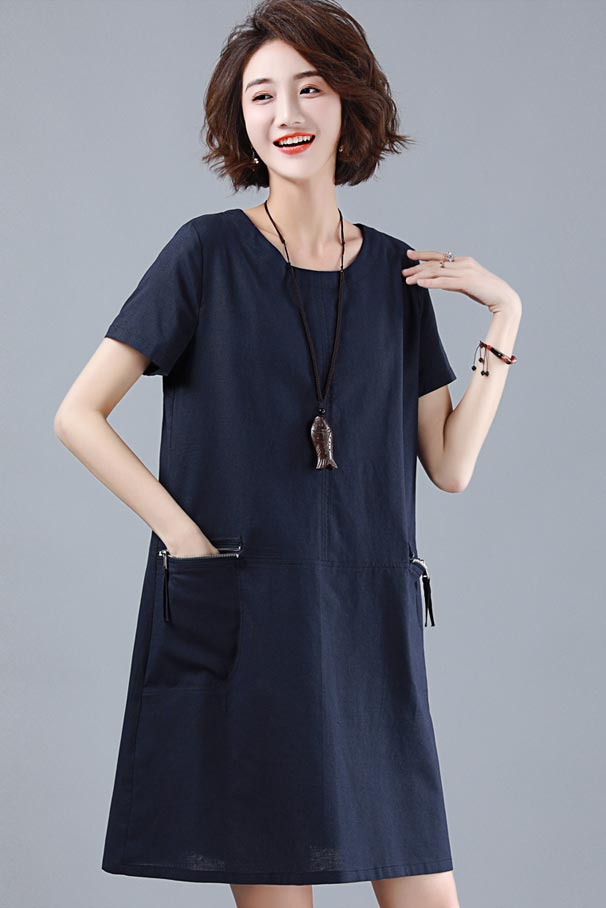 loose linen dress