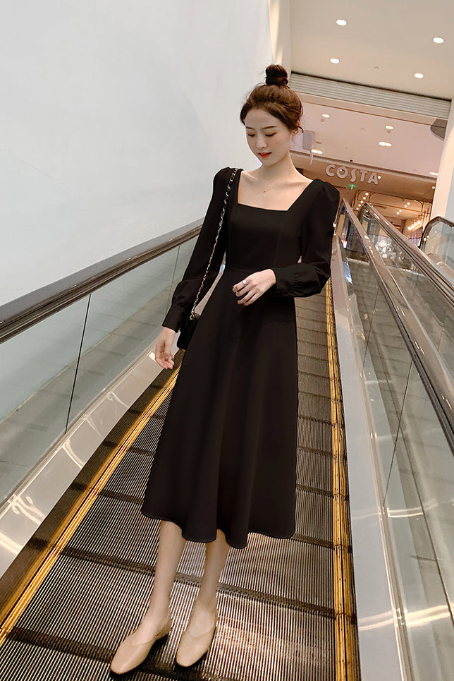 Women Long Sleeve Midi Dress C3189