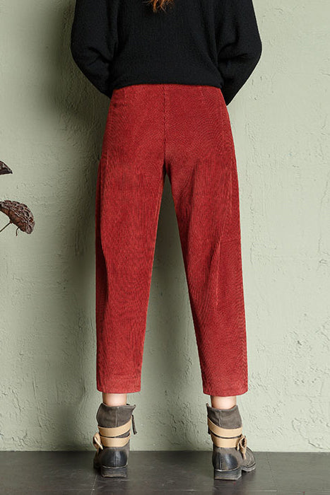 Autumn Casual Loose Corduroy Pants C2961