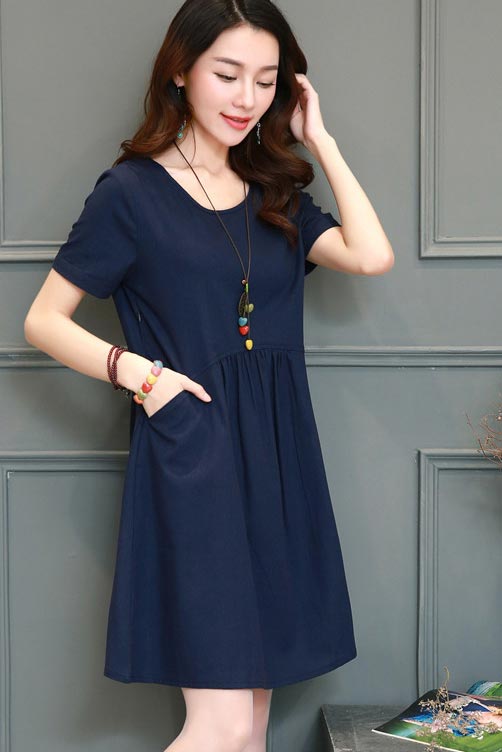 loose linen dress