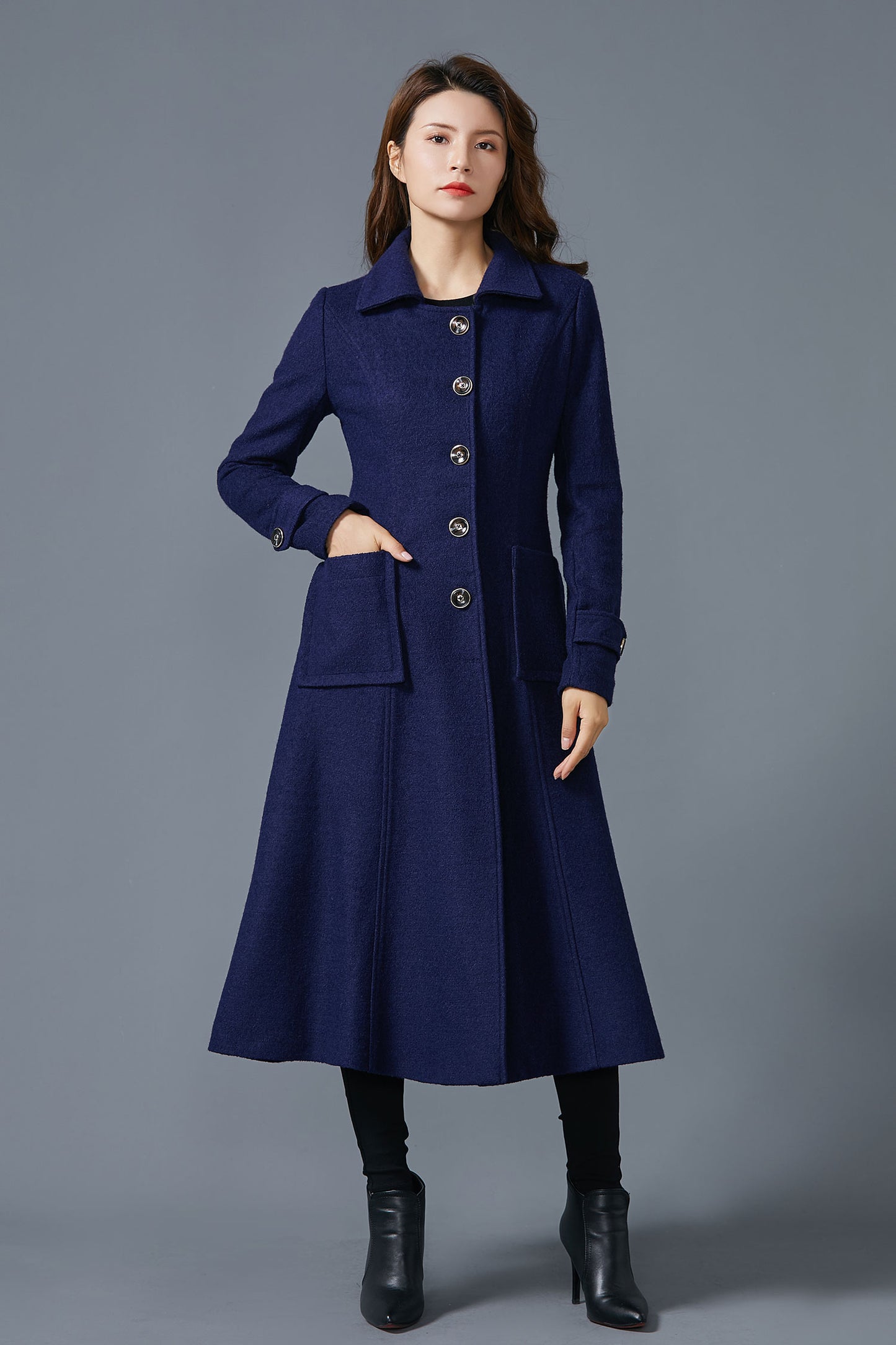 navy blue coat