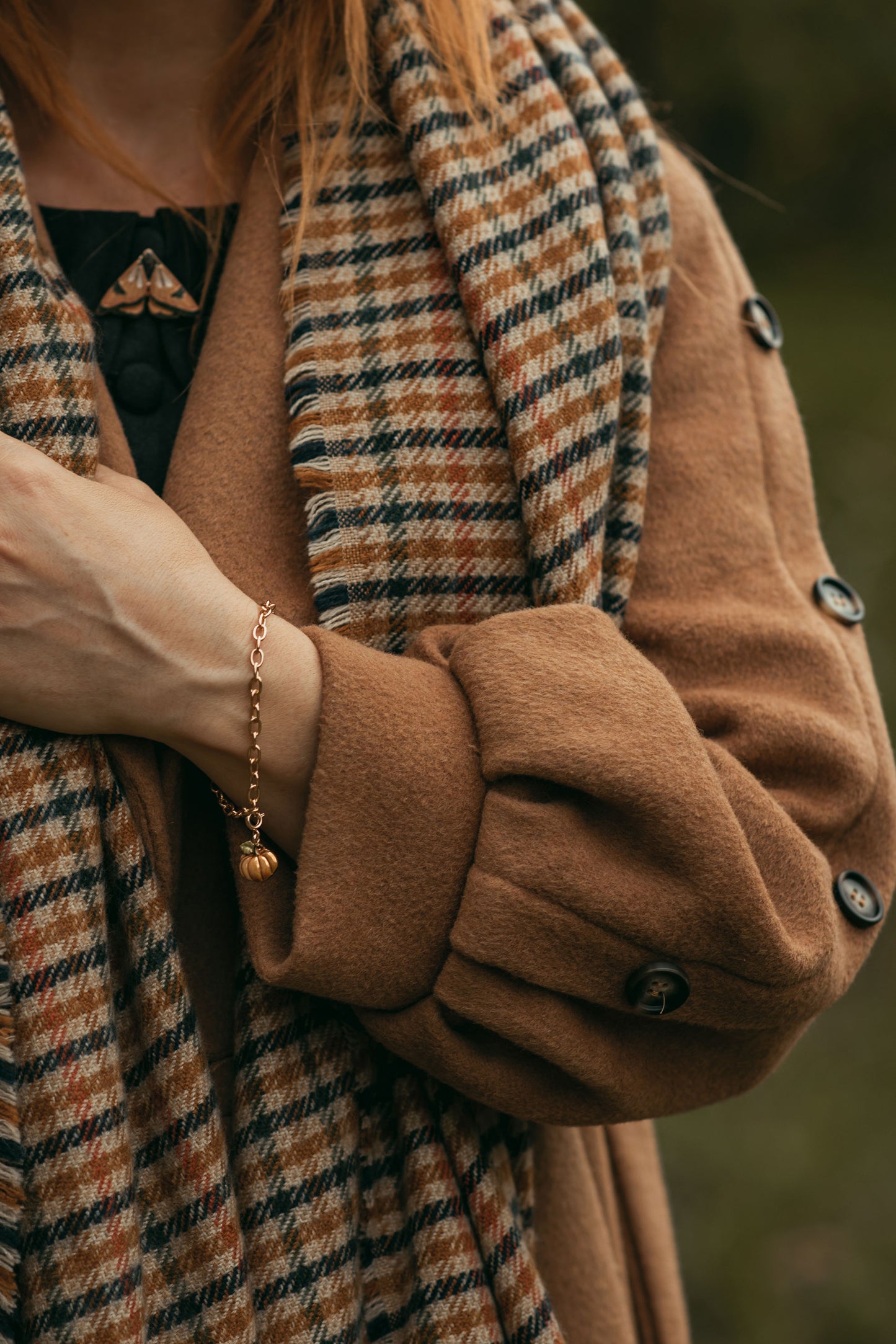 Double Breasted Belted Wool Coat C3141