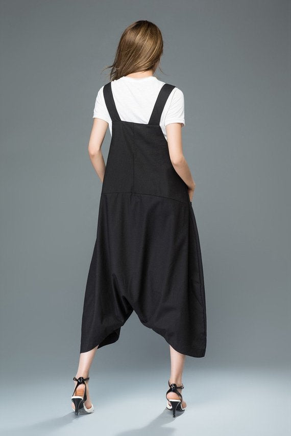 linen overalls
