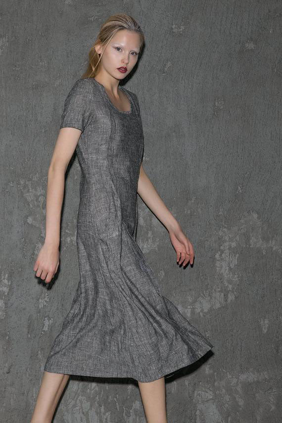 women linen dress