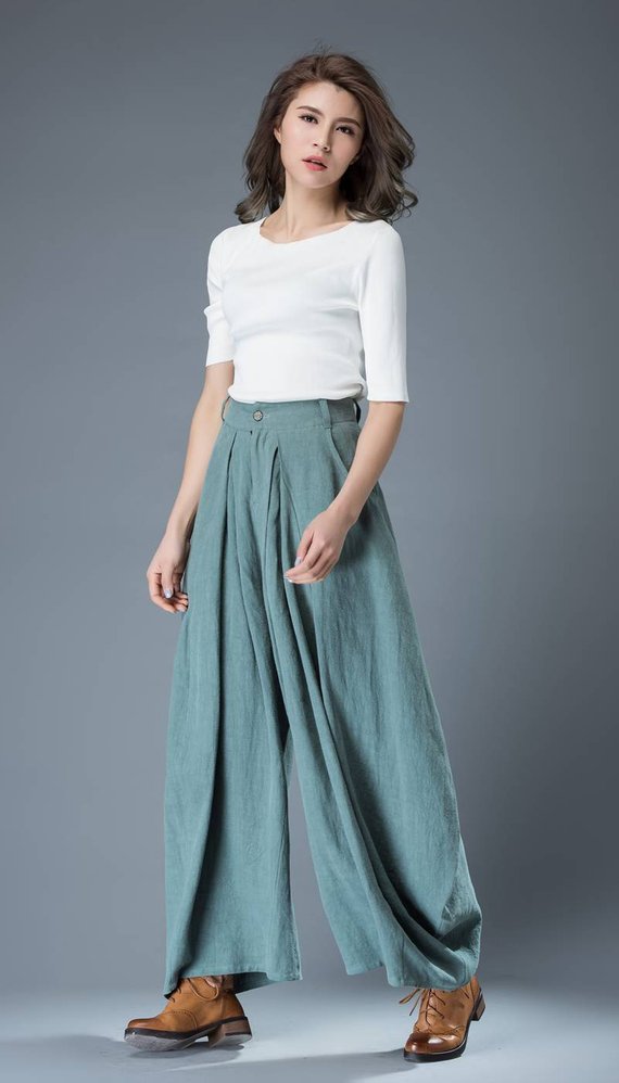 Wide leg pants