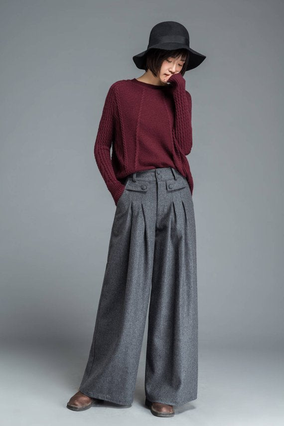 gray pants