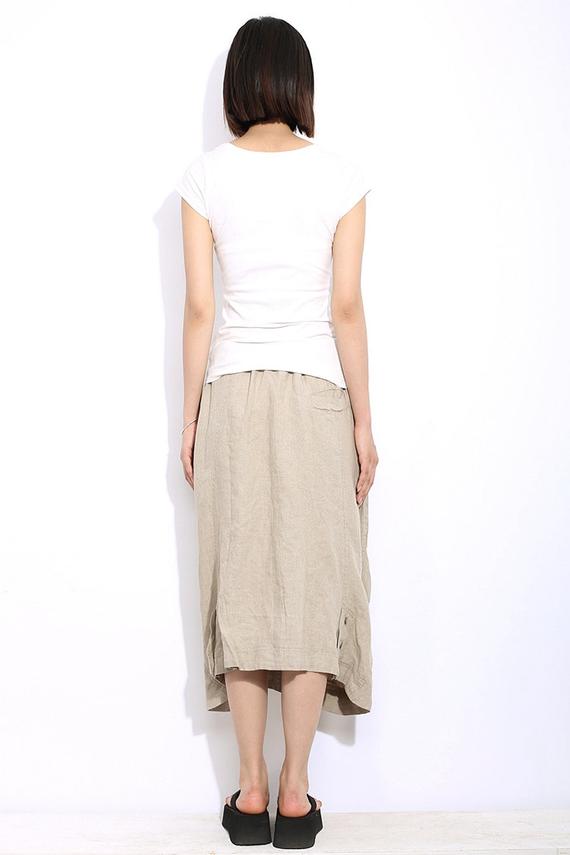 linen skirt