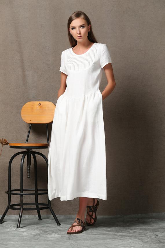 Maxi linen Dress