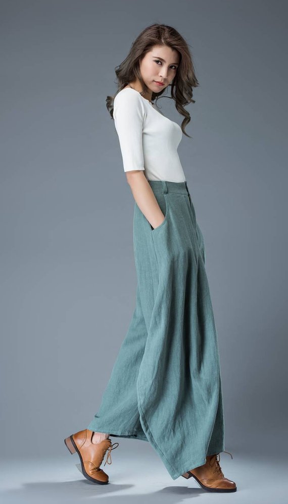 linen pants woman