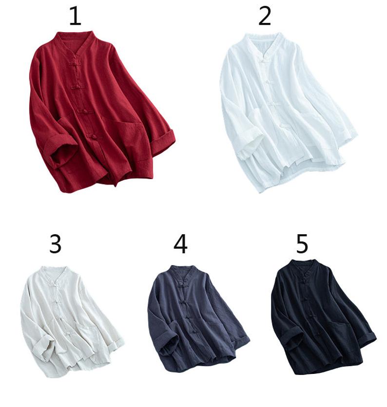 Spring Loose fit Linen Shirt C185101