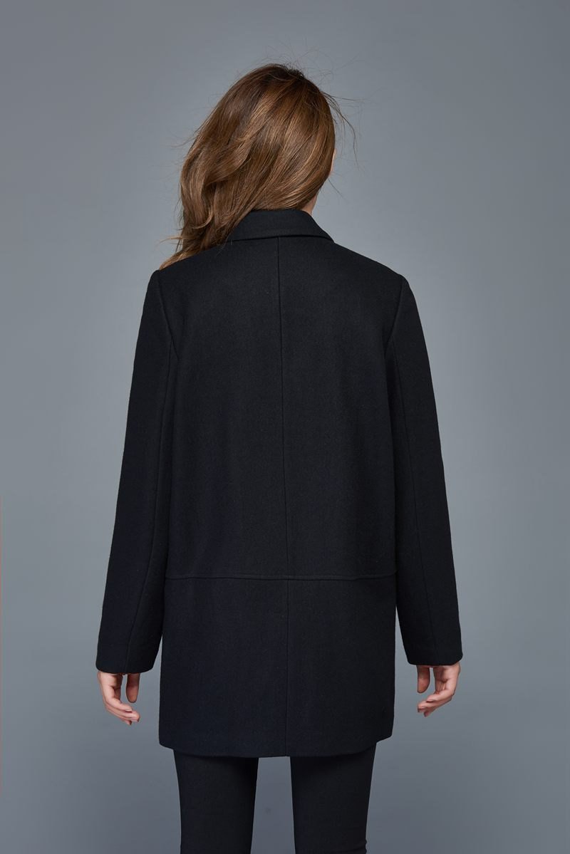 Short coats, wool coat, short jacket, women coat, plus size coat, wool jacket short, asymmetrical wool coat, warm winter coat C976